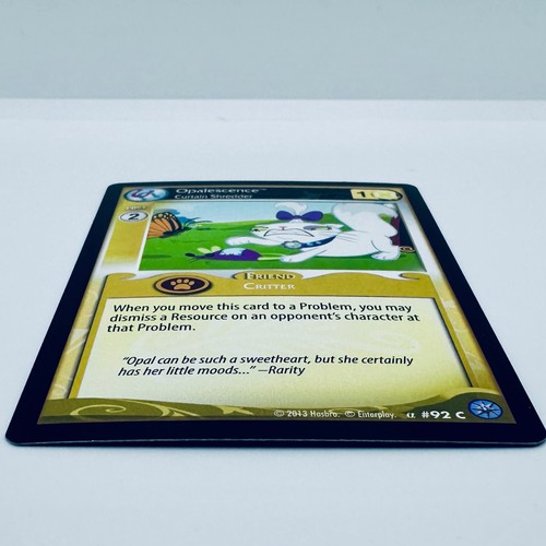 My Little Pony CCG Opalescence Curtain Shredder Common Trading Card - Picture 2 of 5