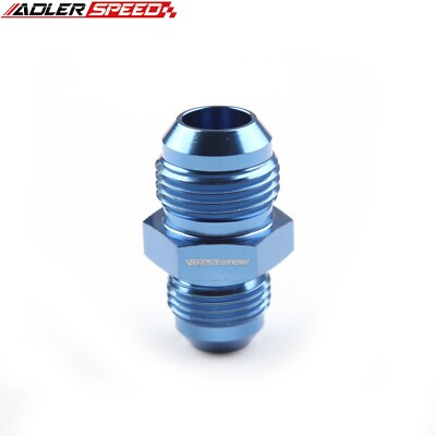 USA -10AN AN10 To AN-8 8AN Reducer Adapter Straight Aluminum Fuel Fitting Blue
