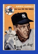 1954 Topps Set-Break #105 Andy Carey VG-VGEX *GMCARDS*