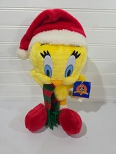 Vintage Tunes Tweety Bird Christmas Plush   Holiday Edition 1998