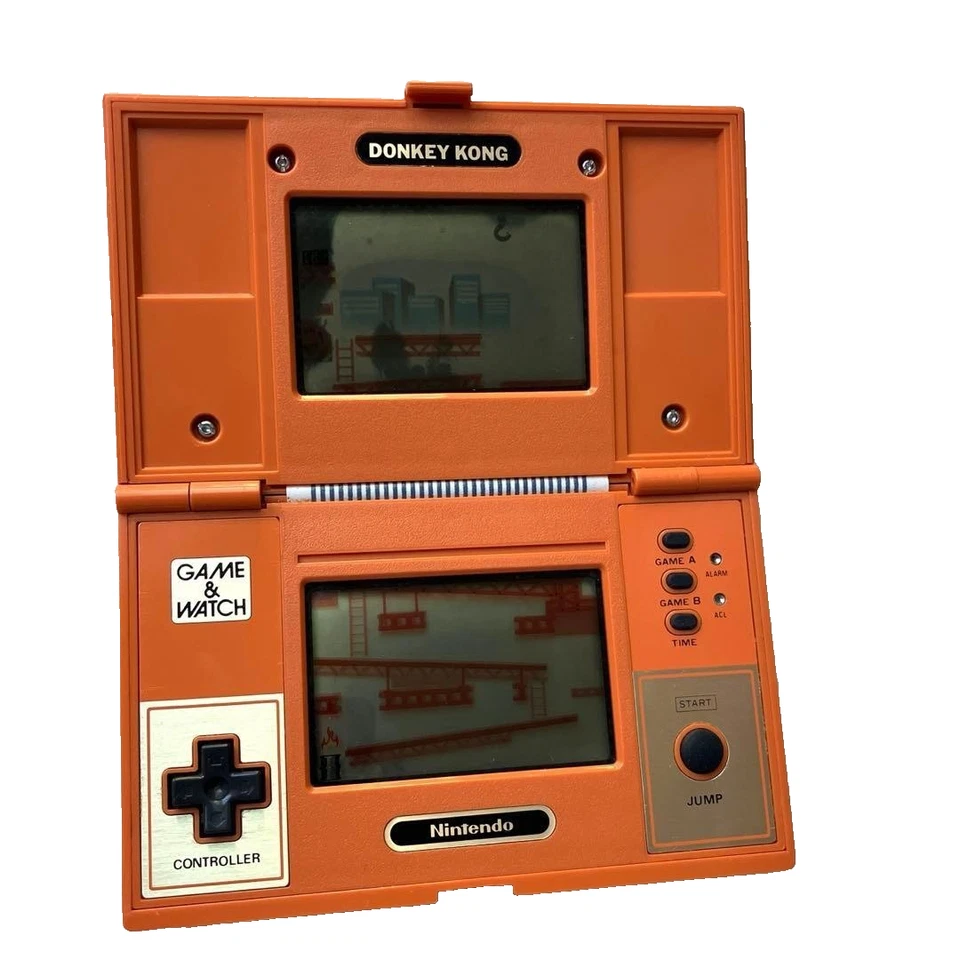 Nintendo Game & Watch Donkey Kong Console Portatile Multischermo Retrò Rara Usata - Immagine 2 di 4