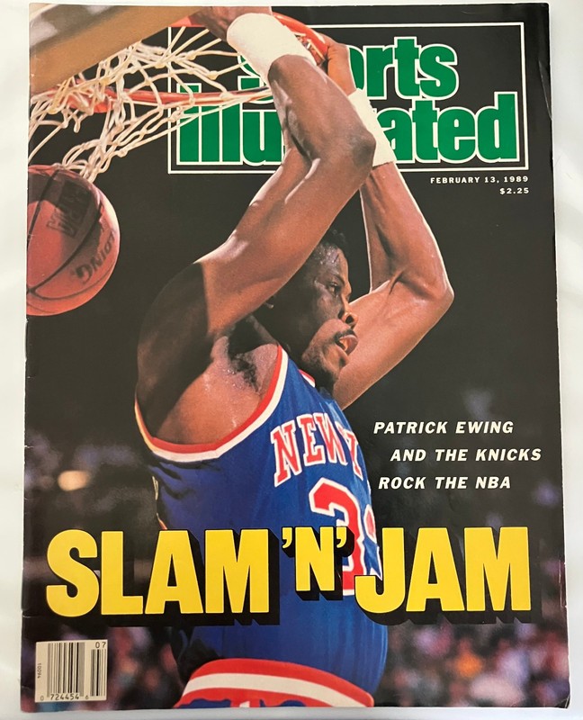 PATRICK EWING New York Knicks SPORTS ILLUSTRATED Magazine February 13, 1989 NL