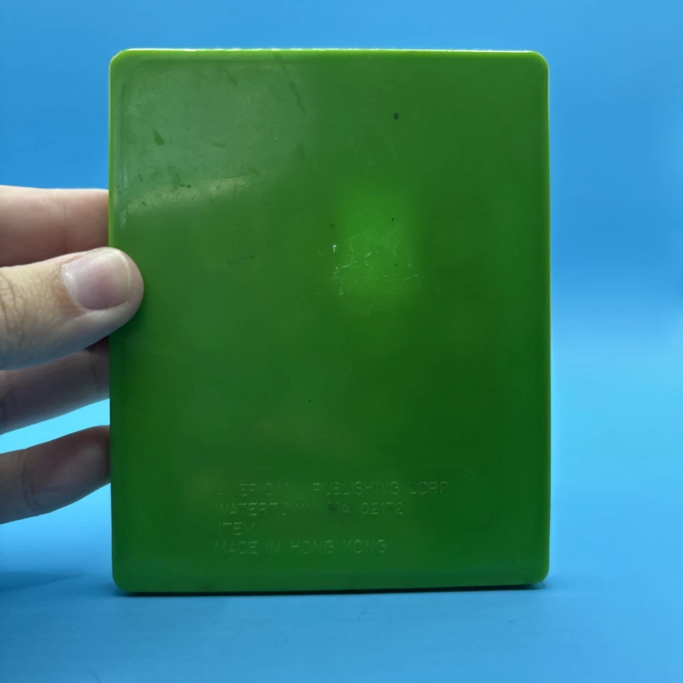 Vintage 1981 Dukes of Hazzard Boss Hogg Green Slide Puzzle Tray Warner Bros - Image 2 of 3