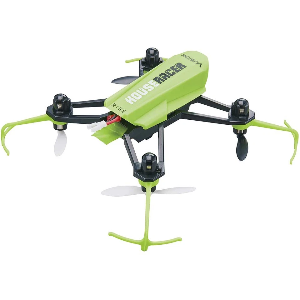 3x RISE Vusion House Racer 125 Race Indor Mini Quadcopter Green FPV-Ready 5.8GHz - Image 4 of 4