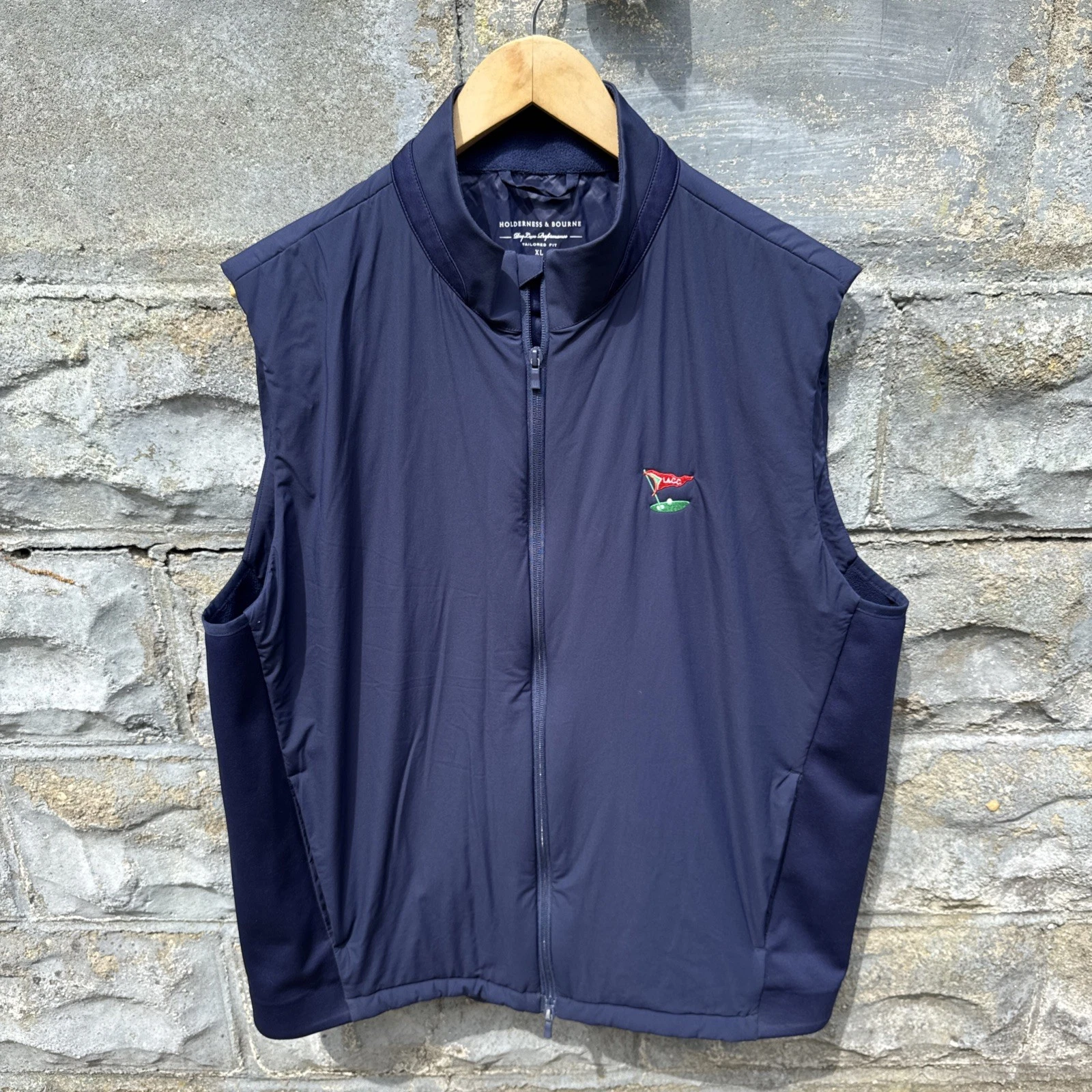 Holderness & Bourne LACC Los Angeles Country Club Vest XL Blue