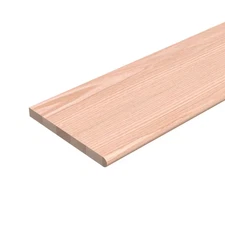 Stair Parts 48 In. X 11-1/2 In. X 1 In. Unfinished Red Oak Plain Cut No Return E