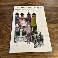 The Tower of London, Dept of Environment official Guide PB 1974 w/Map