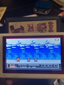 Juego Famicom NES Set 2 Hammerin' Harry Daiku no Gensan 1 (IC Chips), 2 (Glob)
