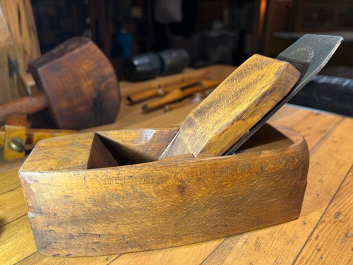 Nice!! Antique AC Bartletts Wood Coffin Plane No. 3 - Picture 18 of 18