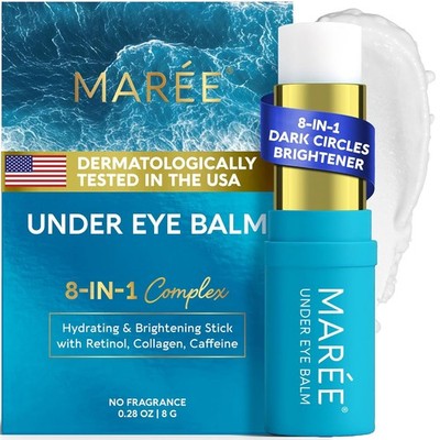 MAREE Under Eye Balm Stick Hydrating   Retinol Caffeine Under Eye Brightener S