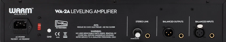 WARM AUDIO WA-2A American Vintage Style Optical Compressor Leveling Amplifier - Image 2 of 3