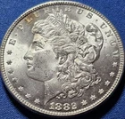 A 1882 Morgan Dollar - Choice BU Coin