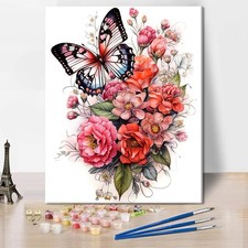 TUMOVO Skeleton Paint by Numbers Kit Adults 16x20 Inches Frameless