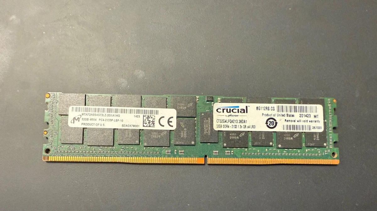 PC4-17000 (DDR4-2133) Bus Speed Computer RAM 32 GB Total Capacity