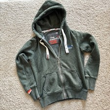 Superdry Orange Label Zip Hoodie Women  s Logo Casual Streetwear Japan Style