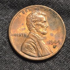 1984 D Lincoln Memorial Penny Coin 1c