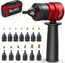 Rivet Nut Drill Adapter for Electric Drill, Upgraded Rivet Gun Kit with 13 Diffe