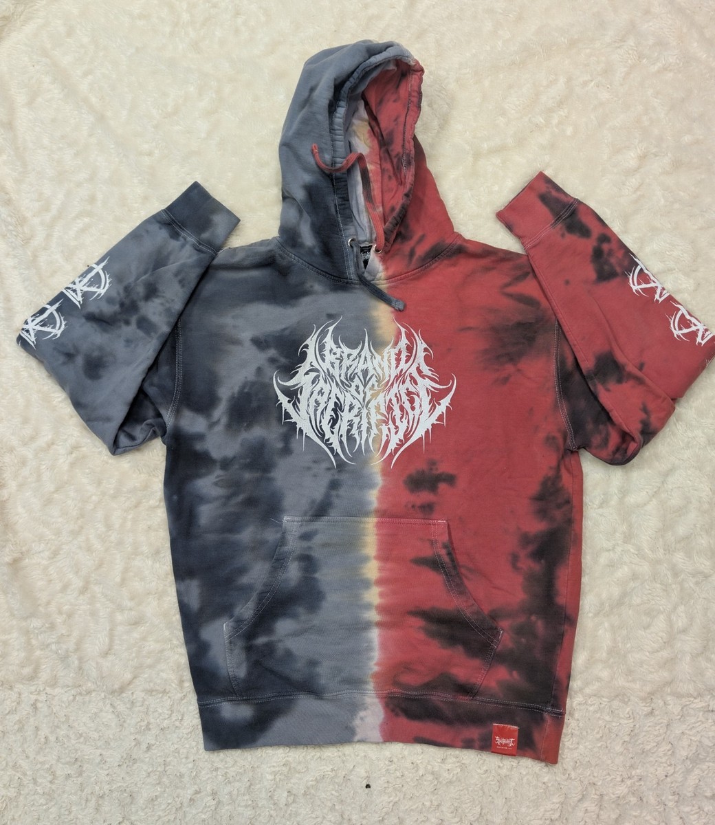 Shibori Threads x Brand of Sacrifice Tie-Dye Metal Hoodie Size