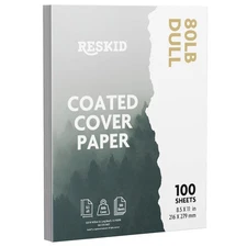 Double-Sided 80lb Dull Cover Digital C2S Paper – Perfect for Color Laser Prin...