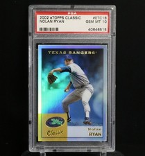 2002 eTopps Classic Nolan Ryan PSA 10 / Rare Low Pop Only 7 - Topps ETC18