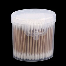 Wooden Stick Cotton Swabs Qtips XMHF Double Tipped With Heads-... 