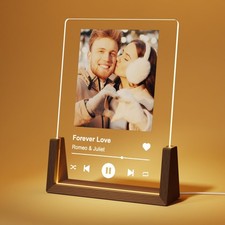 LUCKOR Valentines Day Personalized Spotify Plaque Gifts for Her Him Girlfriend B