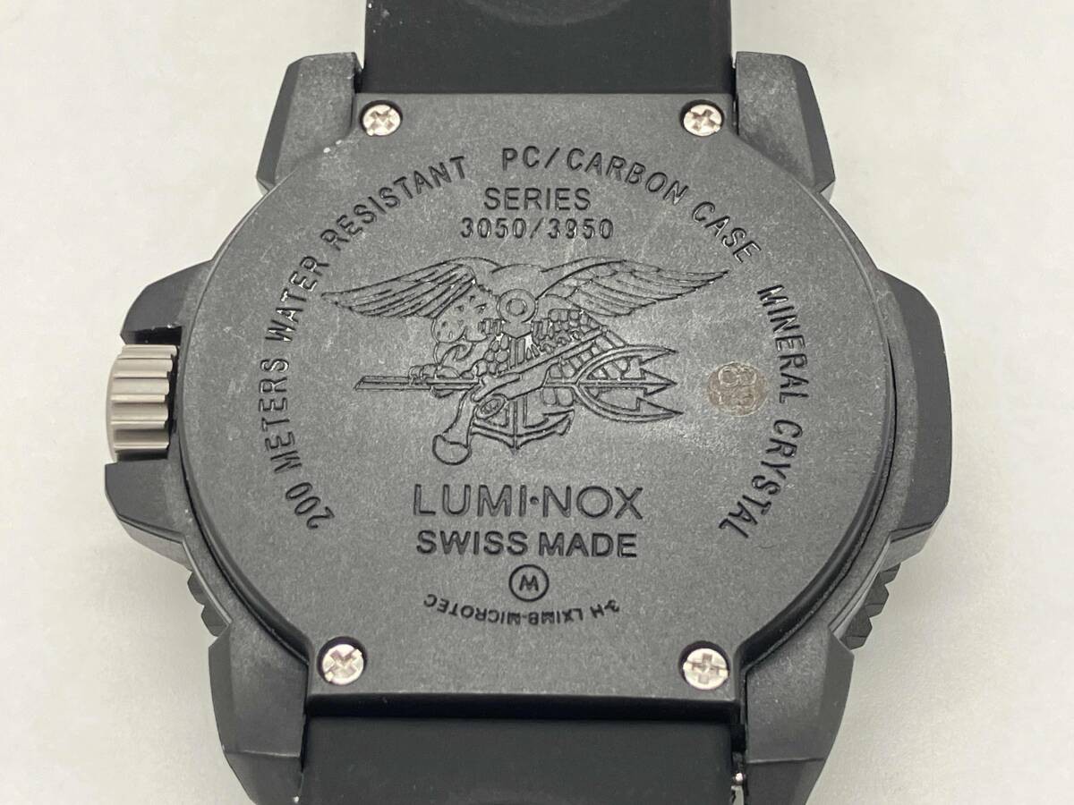 LUMINOX 3050/3950 Quartz Black Dial Watch in Excellent Condition