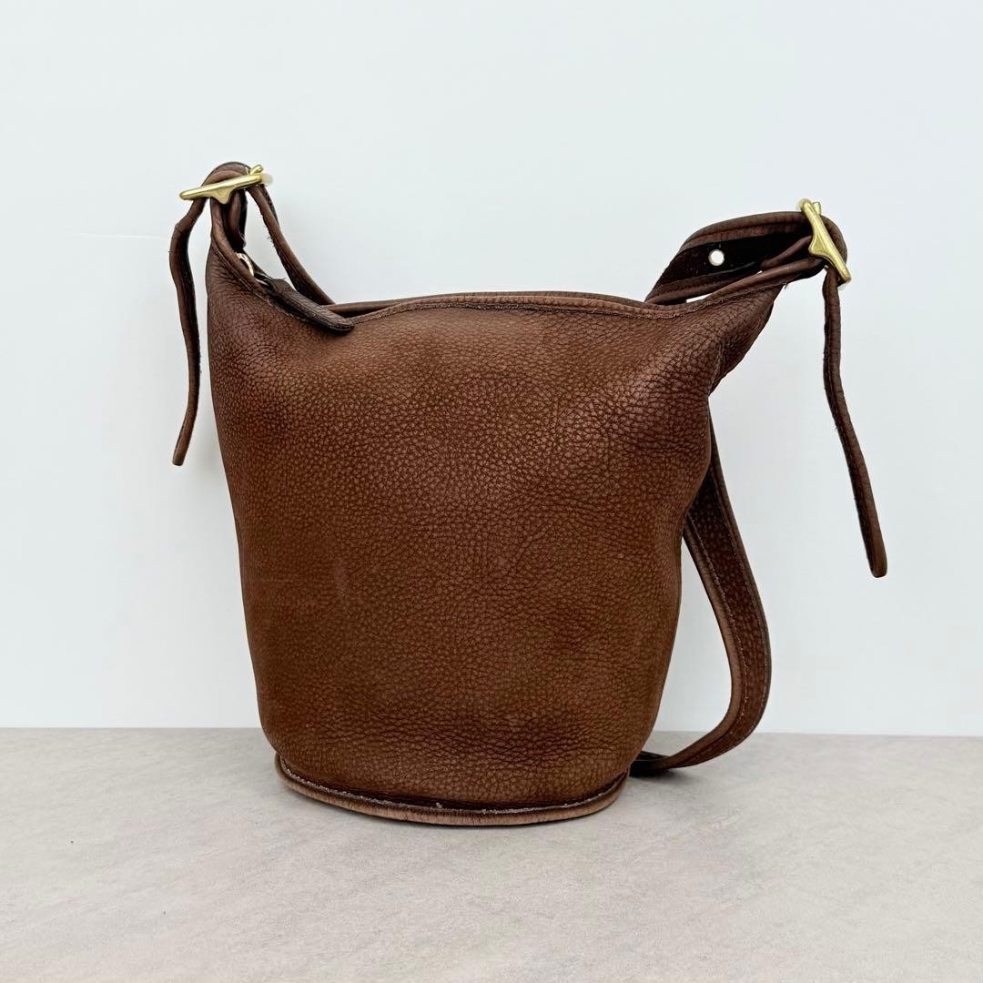 Old Coach Helens Legacy Bucket Duffel Bag Nubuc Brown Vintage Used 