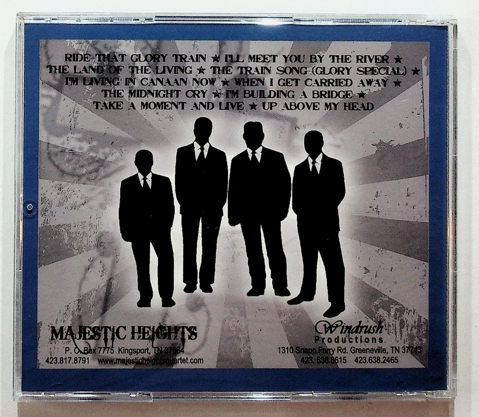 Majestic Heights Quartet The Glory Train CD Kingsport TN Southern Gospel Foto 2 de 3