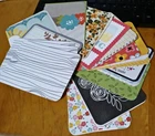LOT OF MIXED POCKET CARDS (25) 3x4 cards scrapbooking PROJECT LIFE & MORE!