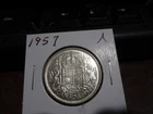 1957 - Canada Silver half dollar - Canadian 50 cent