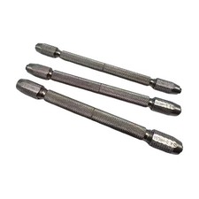 3 Pieces Watch Pin Vise Hand Double Ended Watch Repair Tool for Crafts