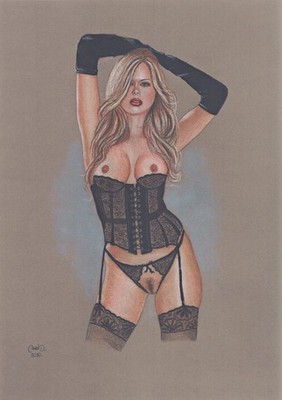 Nude nude naked woman woman new femme nude drawing drawing design - 56