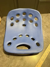 BackJoy SitSmart Posture Plus Blue comfort with correct placement & cushioning