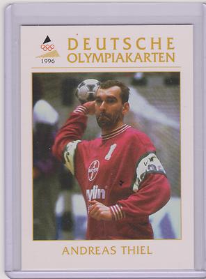 1996 DEUTSCHE OLYMPIAKARTEN ~ ANDREAS THIEL OLYMPIC CARD #08 ~ HANDBALL