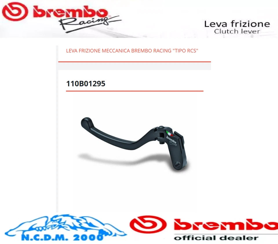 Brembo Tipo RCS Articulated Mechanical Clutch Lever Yamaha YZF R6 2005 2006 2007 Foto 2 de 4