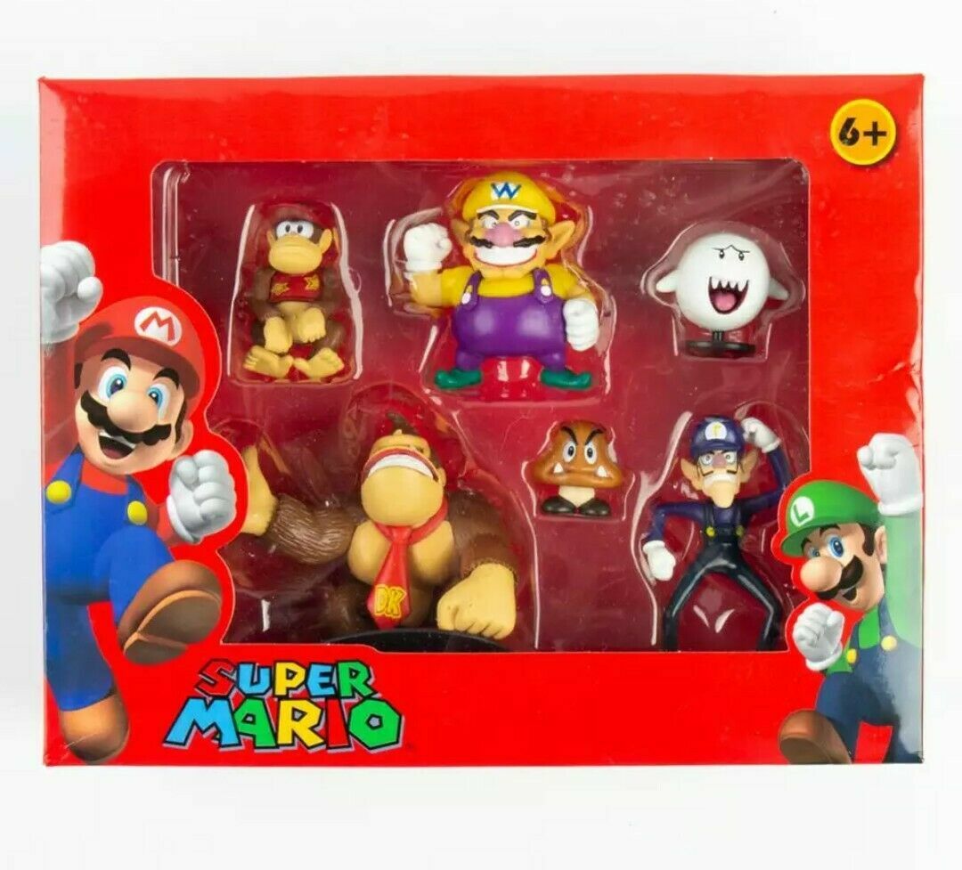 SUPER MARIO MINI FIGURE COLLECTION SET, (6 FIGURES) SERIES 2 | eBay