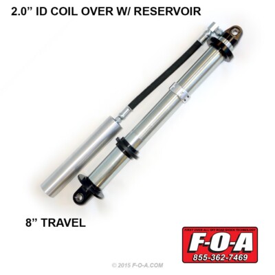 FOA 2.0 Coilover Shock w/ Reservoir 8'' Travel | Off-Road Suspension Upgrade
