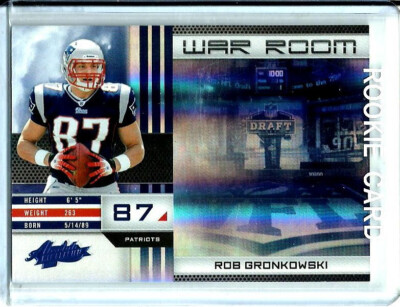 Rob Gronkowski 2010 Absolute Memorabilia War Room # 4 Materials D# 13/50 Rookie