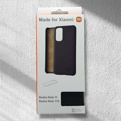 Made For Xiaomi Redmi Note 11 / 11S Schutzhülle Case Echtleder Leder NEU & OVP
