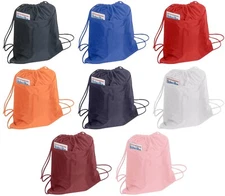 Drawstring Cinch Sack Backpack Gym Tote Travel Book Bag School Sports Knapsack