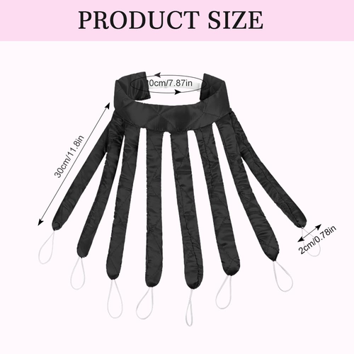 Haare Locken Ohne Hitze, Hitzefreie Lockenwickler Octopus Heatless Curls Band, L - Bild 2 von 7