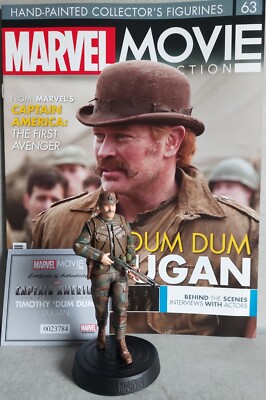 MARVEL MOVIE COLLECTION #63 Dum Dum Dugan Figurine (Captain America) EAGLEMOSS
