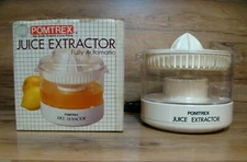 VINTAGE - POMTREX - JUICE EXTRACTOR FRUIT VEGETABLE - IN BOX - CLEAN & TESTED