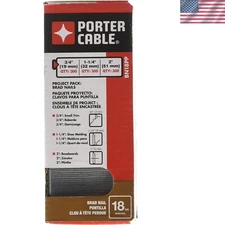 18GA Brad Nails Project Pack - 900 Stainless Steel Nails for All Applications