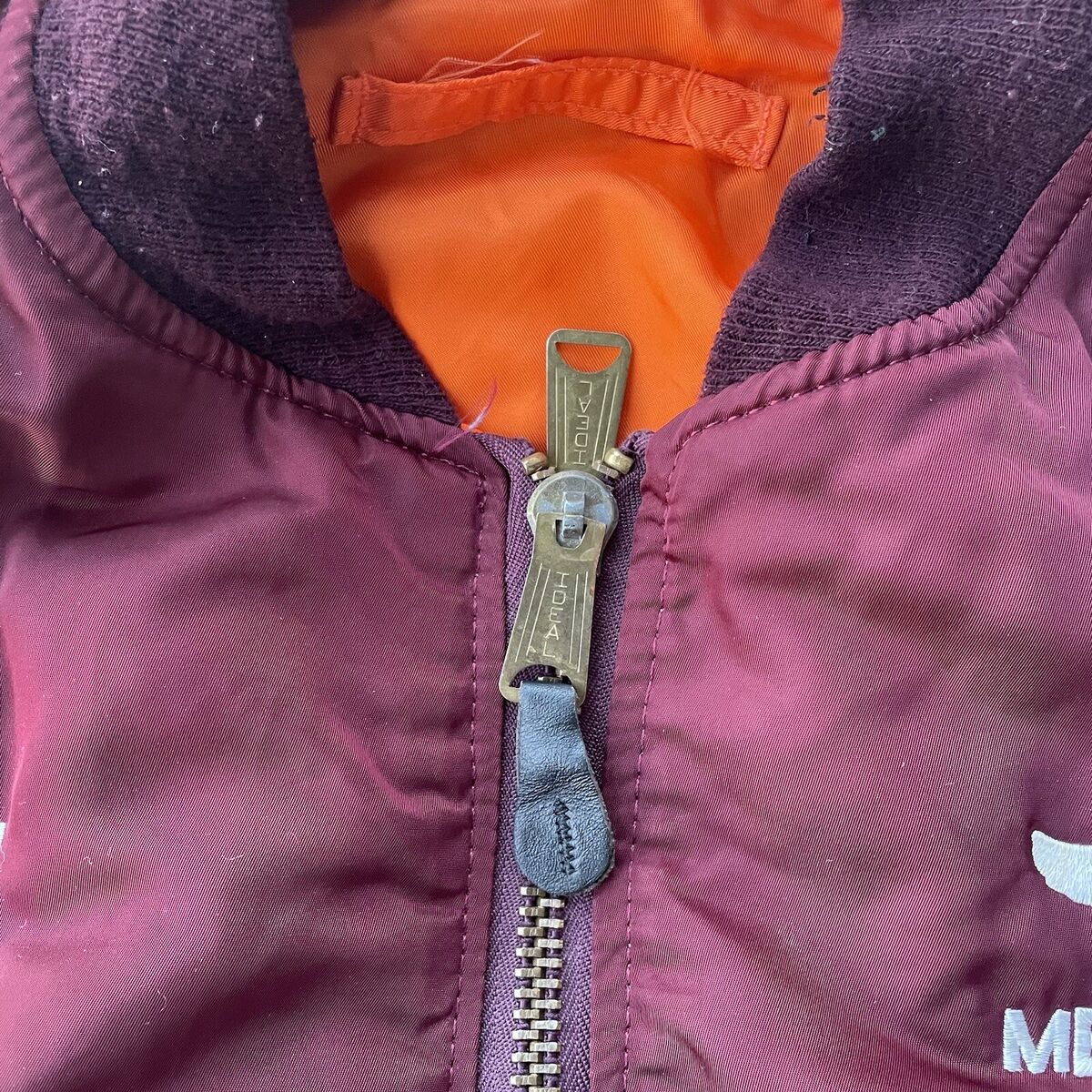 VTG ALPHA INDUSTRIES MA-1 Flight Bomber Jacket Usa Made Sz VTG ALPHA INDUSTRIES MA-1 Flight Bomber Jacket Usa Made Sz