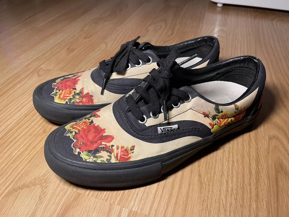 Supreme Vans Jean Paul Gaultier Floral Print Era Black VN0AJAT5Q