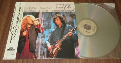 $0 ship! LED ZEPPELIN Japan music LASERDISC Jimmy PAGE Robert