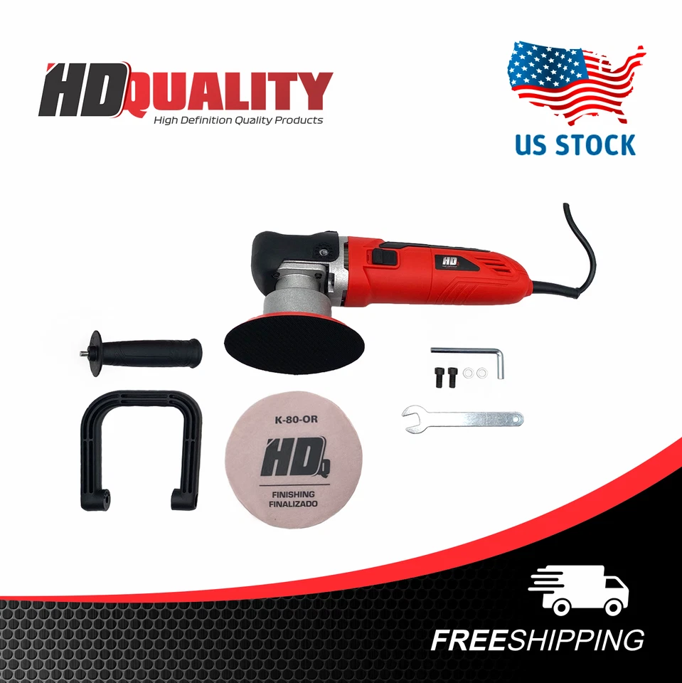 Pulidora orbital de doble acción HDQ PROFESSIONAL detalles de coche Foto 4 de 4