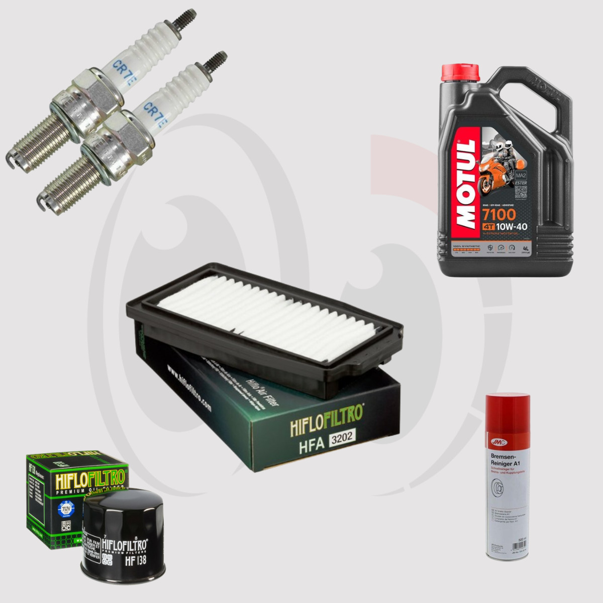 Kit Révision Suzuki GW 250 Inazuma Motul 10w40 pour Trajets Quotidiens